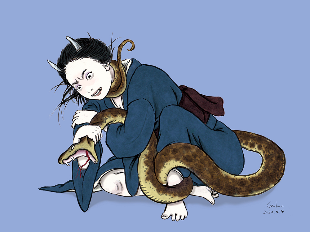 鬼VS大蛇（color） ONI VS OROCHI